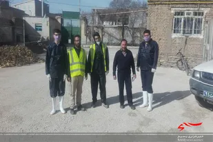 ضدعفونی اماکن عمومی و برگزاری کارگاه توسط فرهنگیان جهادگر لالجین