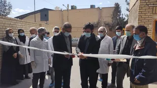 دومین کارخانه تولید پارچه ملت بلون افتتاح شد/شکست انحصار تولید پارچه ملت بلون توسط بسیج