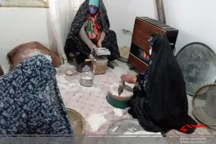 سرکشی مسئول بسیج جامعه زنان بهار از کارگاه&zwnj;های تولیدی