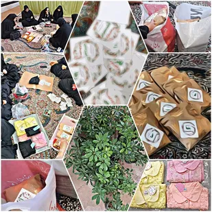اهدای هدیه به دختران راوری به مناسبت روز دختر