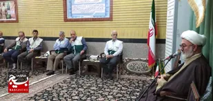 دیدار جمعی از اعضای کانون&zwnj;های خدمت رضوی شهرستان شاهرود با امام جمعه