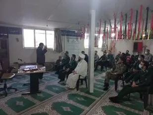 نشست بصیرتی با حضور معاون سیاسی قرارگاه ثارالله در سپاه پیشوا