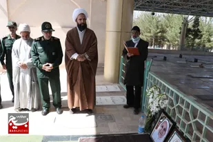 ابراز همدردی و تسلیت مسئولان سپاه انصار الرضا(علیه السلام) با خانواده شهیدان بذرافکن