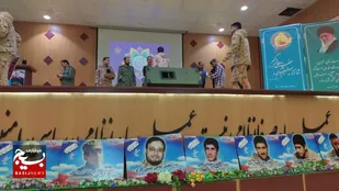 انتخاب سرباز نمونه از یگان حفاظت هواپیمایی مشهد در جشواره سالیانه علی اکبر (ع)