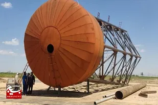 احداث مخزن هوایی ۱۵۰ مترمکعبی روستای نورآباد کبودرآهنگ