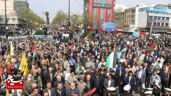 راهپیمایی روز قدس در رشت