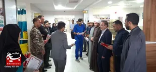 تجلیل از پرستاران وکادر درمانی در بخش شعیبیه شوشتر