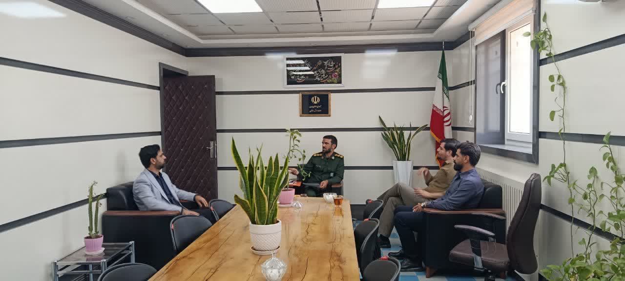 دیدار مسئول بسیج کانون ورزشکاران استان خراسان جنوبی با رئیس اداره ورزش و جوانان نهبندان