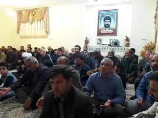 برگزاری محفل دعا در منزل شهید عرب ترابی شهر کلاته خیج+عکس
