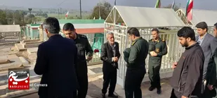 ادای احترام به شهدا در ایام الله دهه فجر درگتوند