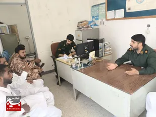 دیدارفرمانده واعضای شورای حوزه مقاومت بسیج شهیدشهرامفرپلان با فرماندهان واعضای شورای پایگاه های مقاومت در هفته دفاع مقدس