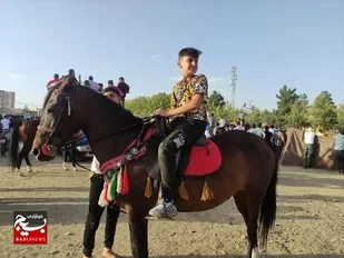 همایش سوارکاری در هیرمند به مناسبت هفته بسیج برگزار شد