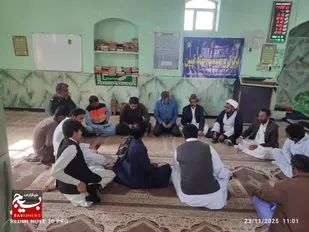 نشست جهاد تبیین در حوزه حضرت علی ابن ابیطالب (ع) میرجاوه برگزار شد