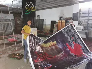 برگزاری مراسم سیاه پوشان مساجد شاهرود