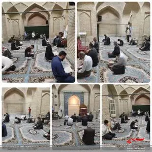 مراسم همدردی با مردم عزیز آبادان و قرائت سوره یاسین