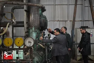 حضور گروه جهادی تخصصی کلینیک صنعت یار شهید فخری زاده شاهرود در کارخانه تولید اکسیژن