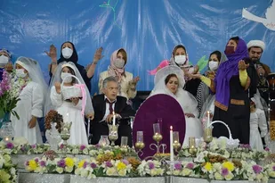مراسم جشن ازدواج عزیزه و فرهاد در آسایشگاه خیریه کهریزک، برگزار شد/
500 پسر و دختر جوان معلول در انتظار پیوند مشترک زندگی هستند