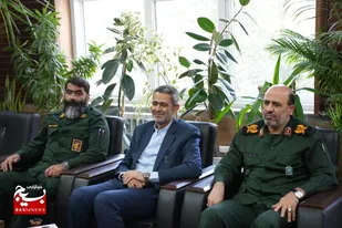 دیدار فرمانده و مسئول نمایندگی ولی فقیه در سپاه امام حسن مجتبی (ع)، با فرمانده نیروی انتظامی استان البرز