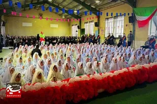 برگزاری جشن تکلیف ۲۵۰ نفر از فرشتگان زمینی بخش شیرین&zwnj;سو