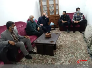 دیدار خانواده معزز شهداء در شیروان
