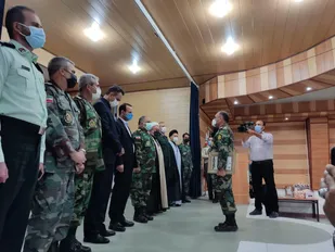 تکریم و معارفه فرمانده قرارگاه عملیاتی لشکر ۵۸ تکاور ذوالفقار شاهرود برگزار شد+ عکس