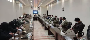 دیدار فرمانده سپاه با امام جمعه کرمان به مناسبت هفته بسیج