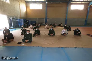 برگزاری مراسم عزاداری سرور و سالار شهیدان در سپاه فامنین