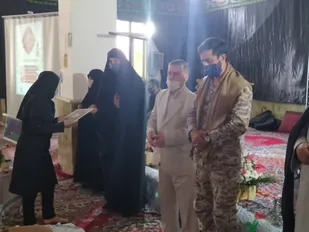 تجلیل از زنان عاشورایی شهرستان قدس