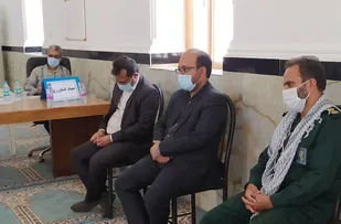برپایی میز خدمت جهادی در میناب