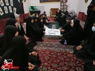 مراسم بزرگداشت شهید هنیه درهیئت نوجوانان پایگاه بسیج حنانه برگزار شد