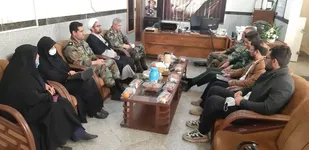 دیدار فرماندهان منطقه ی غرب ارتش با فرمانده سپاه ناحیه کرمانشاه