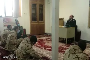 برگزاری جلسه بصیرتی پاسداران و سربازان سپاه قهاوند