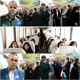 اعزام دانش‌آموزان دختر چهارمحال و بختیاری به اردوی طرح ولایت در مشهد مقدس