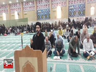 مراسم روح&zwnj;بخش دعای عرفه در اهرم برگزار شد