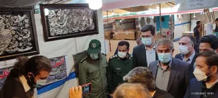 برگزاری نمایشگاه و بازارچه "شمیم خدمت" در امامزاده سید جعفر محمد (ع) یزد