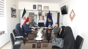 دیدار سرپرست اداره بهزیستی پیشوا با فرمانده سپاه