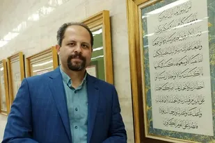 درخشش هنرمند خوشنویس همدانی در جشنواره بین&zwnj;المللی سفیرعراق