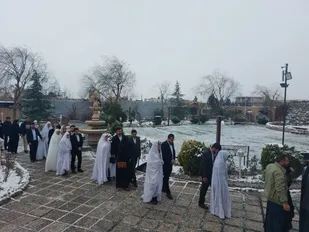 جشن ازدواج آسان  120زوج جوان به همت سپاه سید الشهدا (ع)