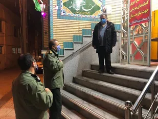 سرکشی فرمانده سپاه شاهرود از ایستگاه های جمع آوری کمک حوزه بسیج ولایت+ تصاویر