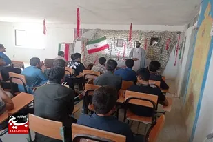 گرامیداشت یاد شهید محمد جواد باهنر در دبیرستان شهید باهنر شهرستان کنارک