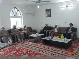 دیدار مسئول بسیج طلاب مازندران با فرمانده پایگاه حوزه