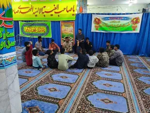 برپایی میقات صالحین در آغاجاری