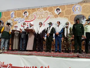 تجلیل از خیرین و جهادگران بسیجی شهرستان شاهرود+ تصاویر