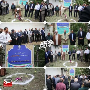 آیین کلنگ‌زنی پایگاه شهری اورژانس بابل