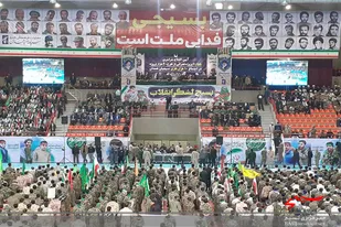 گردهمایی 10 هزار نفری بسیجیان استان همدان
