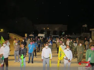 رزمایش فرهنگی رزمی در جزیره خارگ برگزار شد
