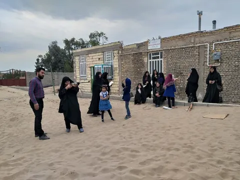مسابقه تیراندازی در پایگاه مقاومت بنت الهدی صدر برگزار شد