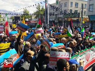 برگزاری راهپیمایی روز جهانی قدس در کرج