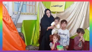 اجرای برنامه هفته عفاف و حجاب در محله اسلامی پردیس شاهرود