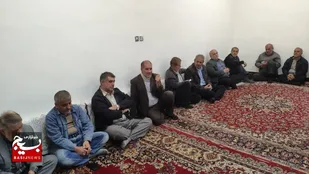 دیدار سبزپوشان حریم ولایت با خانواده شهید اصغر محلی